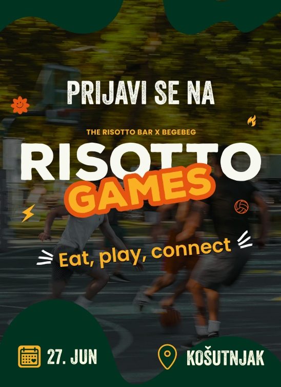 Risotto Games stiže na Košutnjak: Dan sporta, zabave i humanitarne misije na otvorenom
