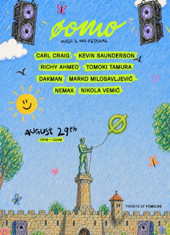 FOMO festival dovodi legende detroitskog tehna na Kalemegdan, bez VIP zona i bekstejdža